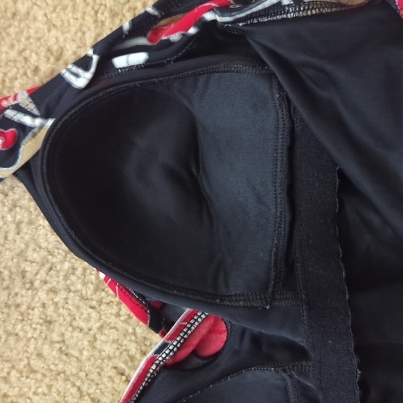 Baltex Floral Lined Bra One Piece Swimsuit Size 8/30 - Picture 8 of 11